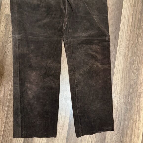 Vintage Outfit Petite Fully Lined Suede Pants Size 6 EUC - Picture 4 of 8